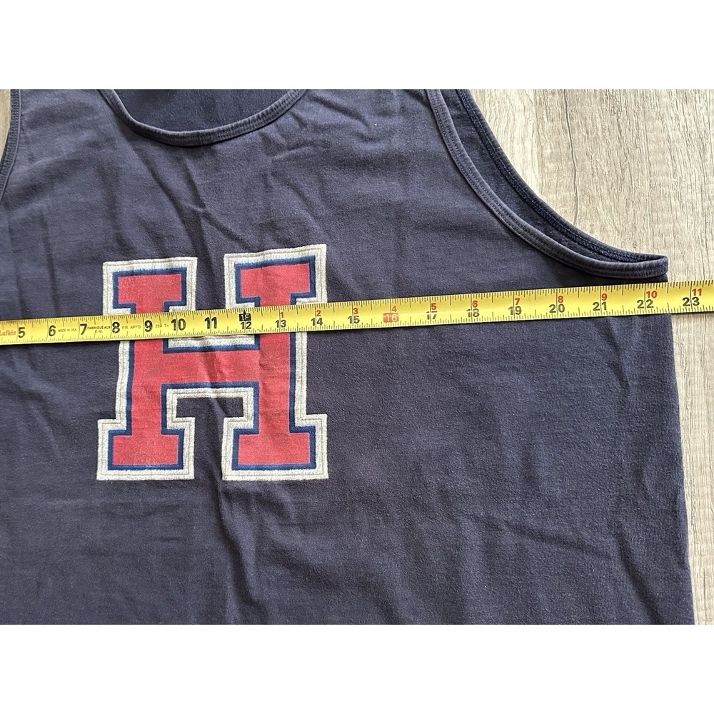 Tommy Hilfiger Tank Top Men's XL Blue/Red Logo Vintage - Picture 9 of 10